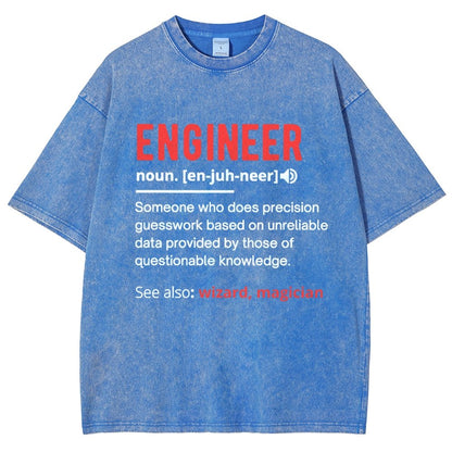 Engineer Definition Vintage Distressed T-shirt