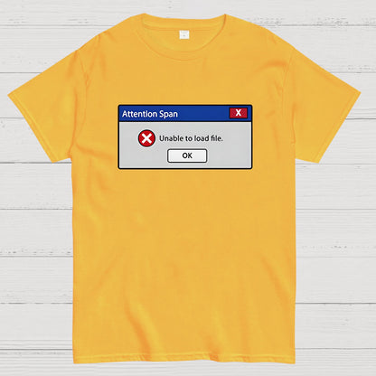 Attention Span Not Loading Geek T-Shirt