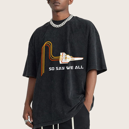 So Say We All Vintage Distressed T-shirt