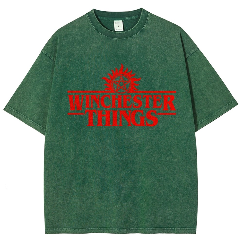 Winchester Things Vintage Distressed T-shirt
