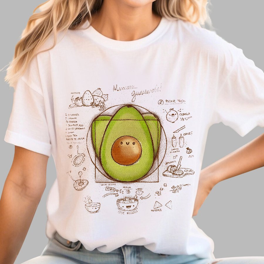 Divine Avocado Recipe Geek T-Shirt