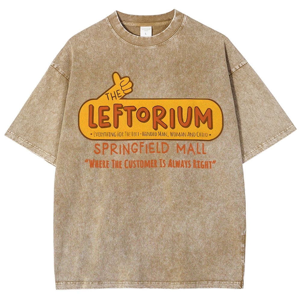 The Leftorium Store Vintage Distressed T-shirt