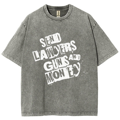 Send Lawyers Guns And Money Vintage Distressed T-shirt