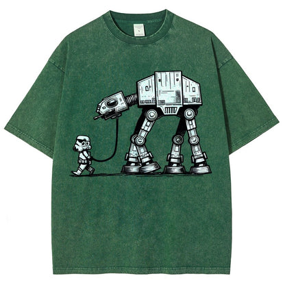 Empire Robot Dog - Galactic Skirmishes Vintage Distressed T-shirt