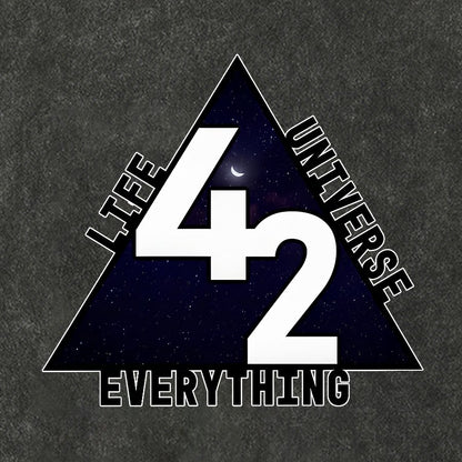 Life, the Universe, and Everything Vintage Distressed T-shirt