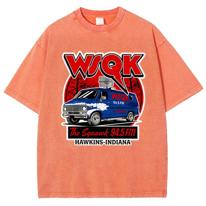 WSQK Elmwood Vintage Distressed T-shirt