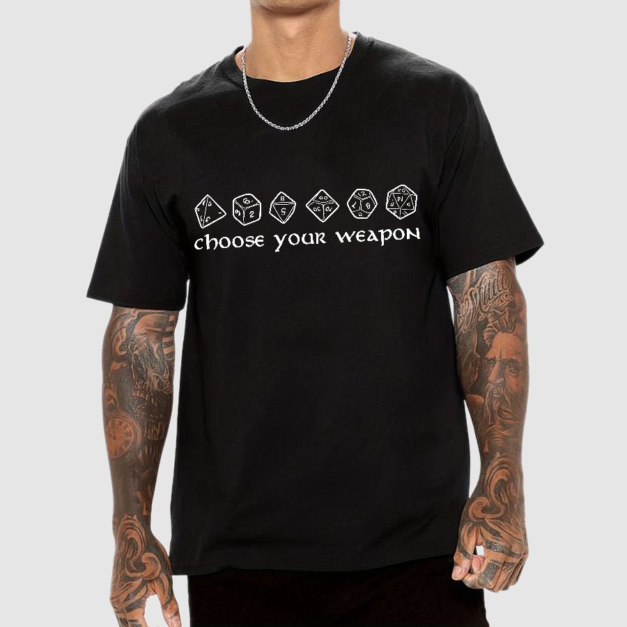 Choose Your Weapon Geek T-Shirt