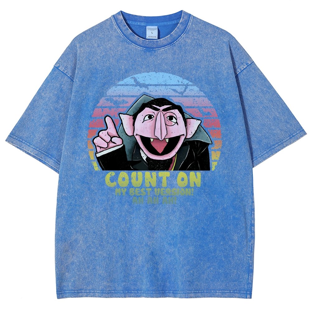 Count on My Best Version Vintage Distressed T-shirt