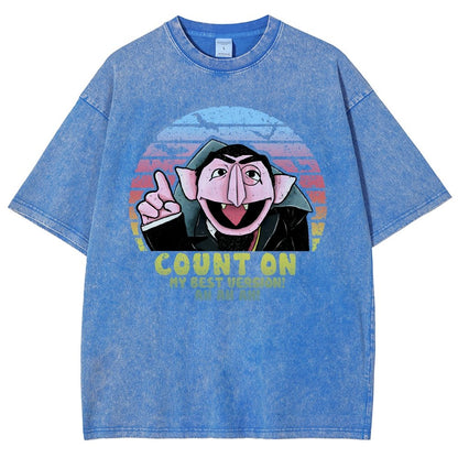 Count on My Best Version Vintage Distressed T-shirt