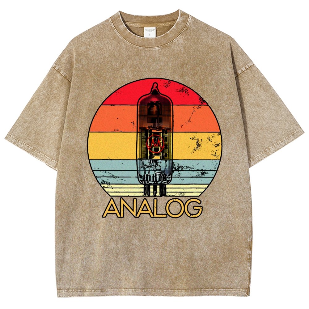 Vacuum Tube Analog Vintage Distressed T-shirt
