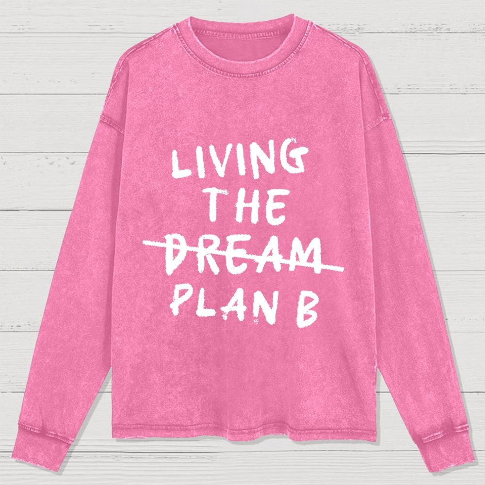 Living Plan B Washed Long Sleeve Tee
