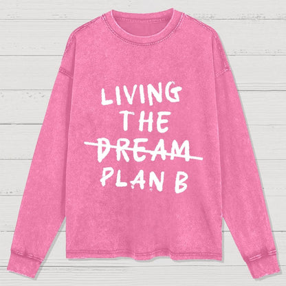 Living Plan B Washed Long Sleeve Tee