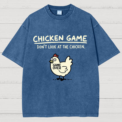 Chicken Game Vintage Distressed T-shirt
