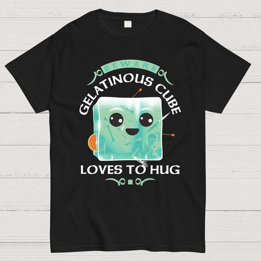 Gelatinous Cube Loves To Hug Geek T-Shirt