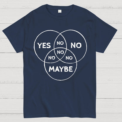 Venn In Doubt Say No Geek T-Shirt