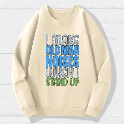 Old Man Noises Geek Cotton Sweatshirt