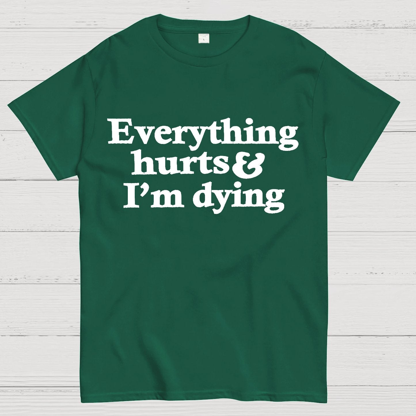 Everything Hurts And I'm Dying Geek T-Shirt