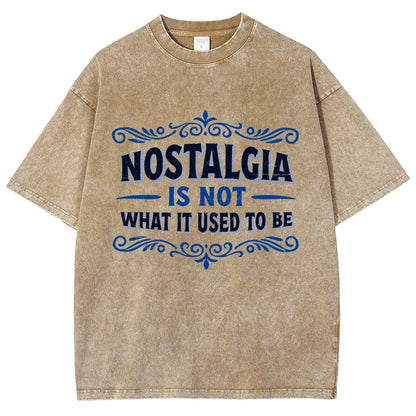 Nostalgia Is Not What It Used To Be Vintage Distressed T-shirt