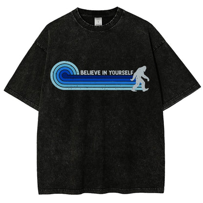 Vintage Creature BELIEVE IN YOURSELF Vintage Distressed T-shirt