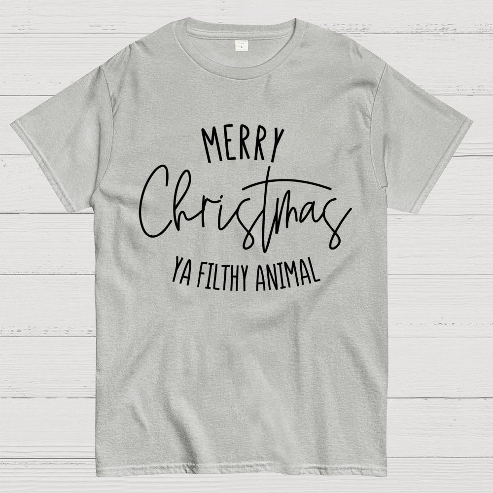 Merry Christmas Ya Filthy Animal Geek T-Shirt