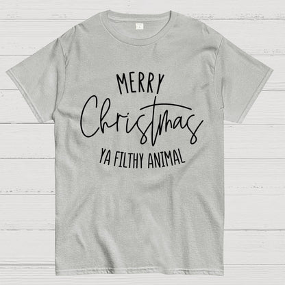 Merry Christmas Ya Filthy Animal Geek T-Shirt