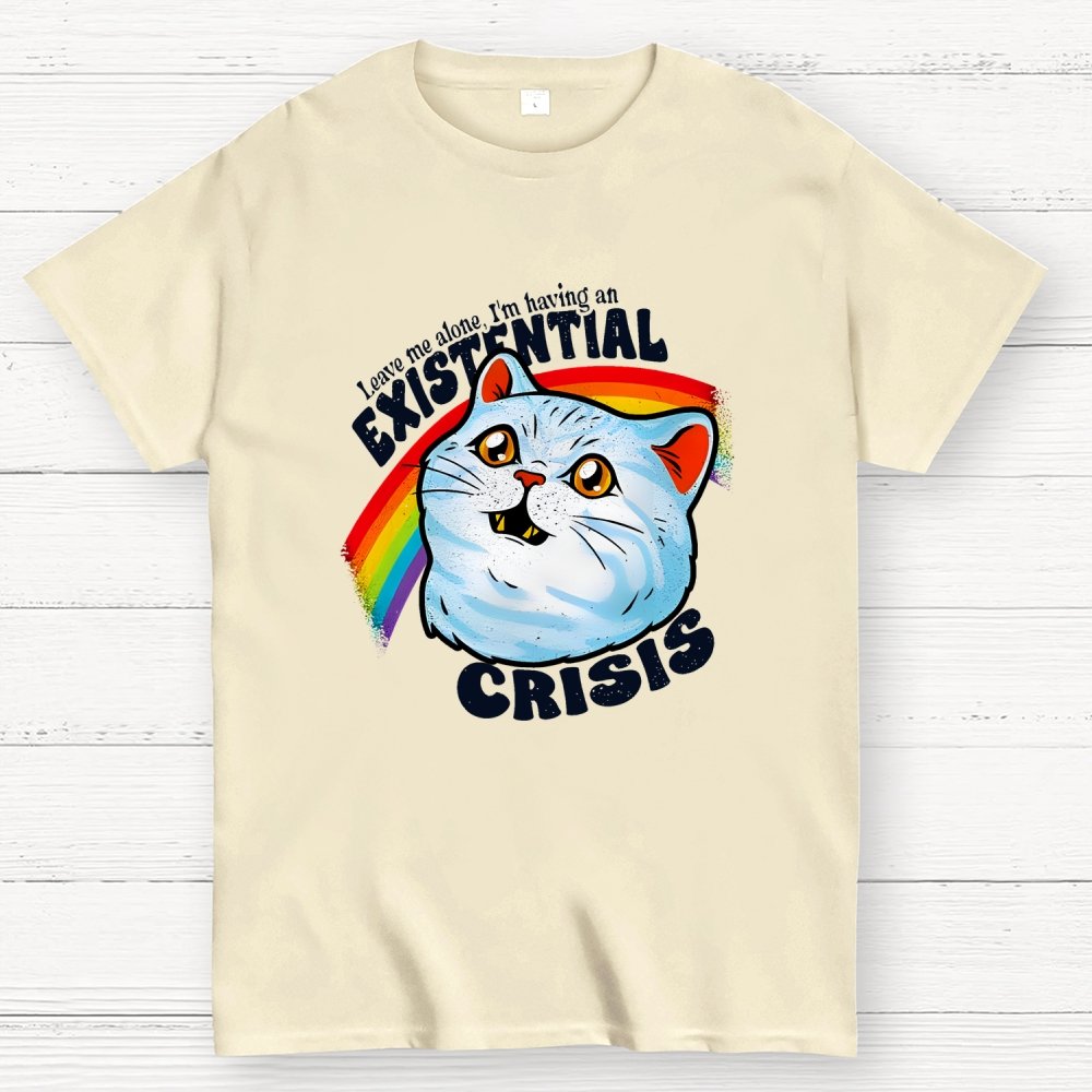 Existential Crisis Cat Geek T-Shirt
