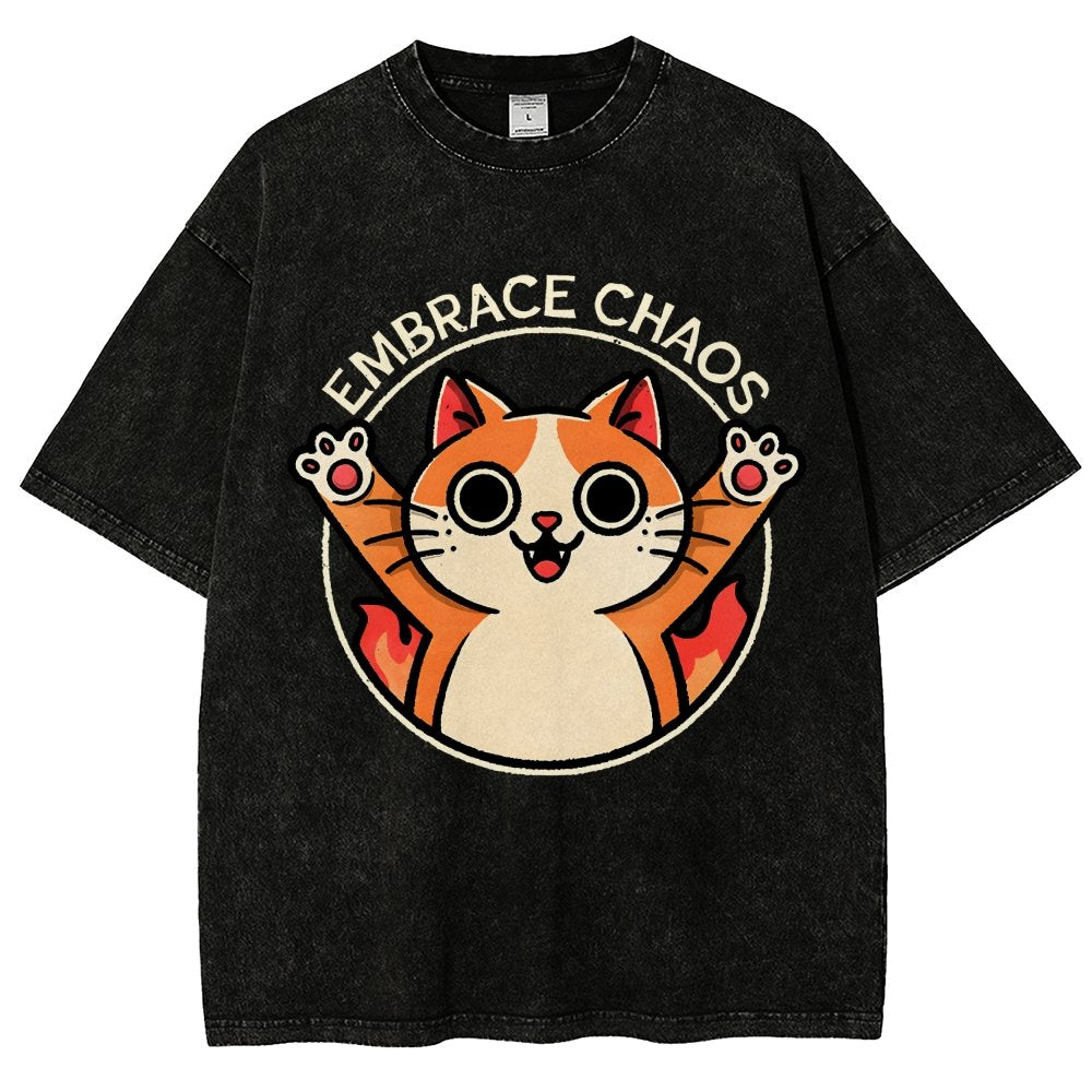 Embrace Chaos Vintage Distressed T-shirt