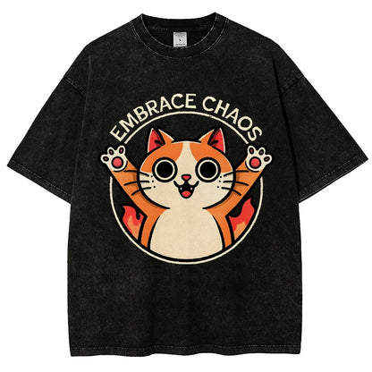 Embrace Chaos Vintage Distressed T-shirt