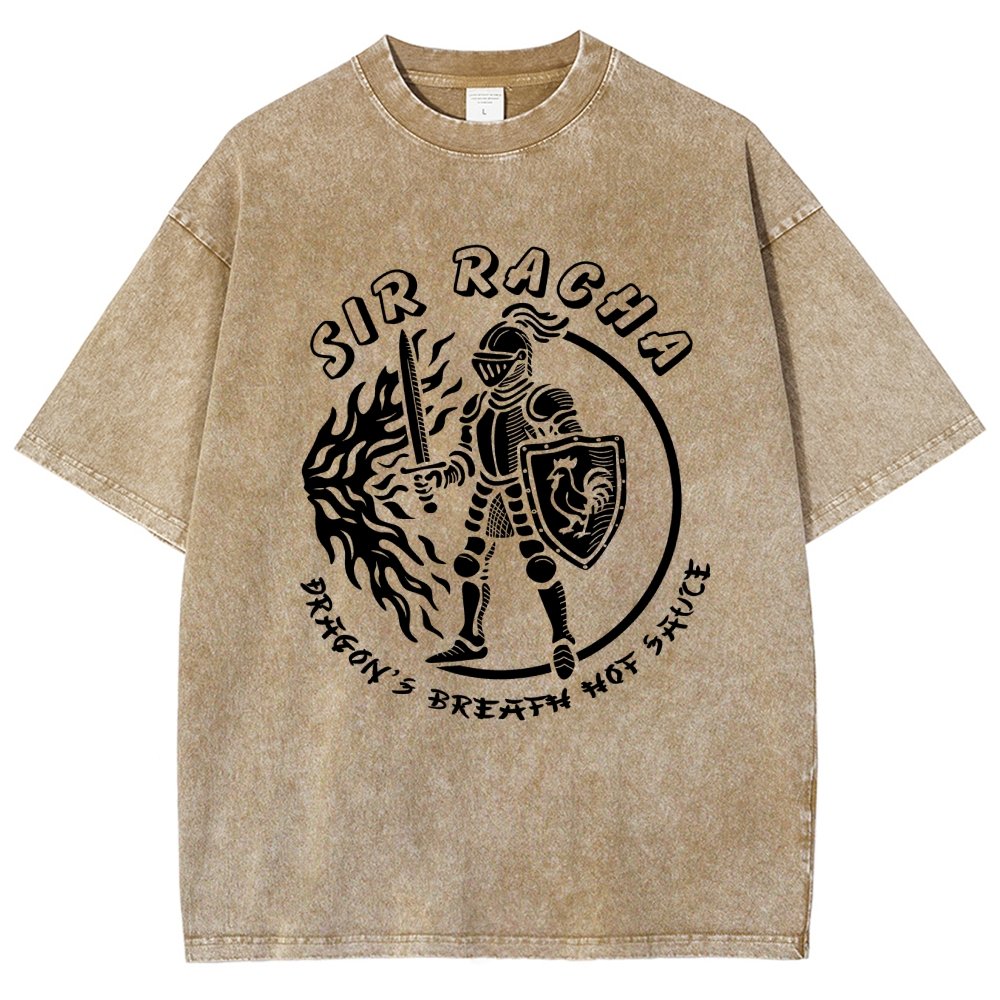 Sir Racha Dragon’s Breath Hot Sauce Vintage Distressed T-shirt