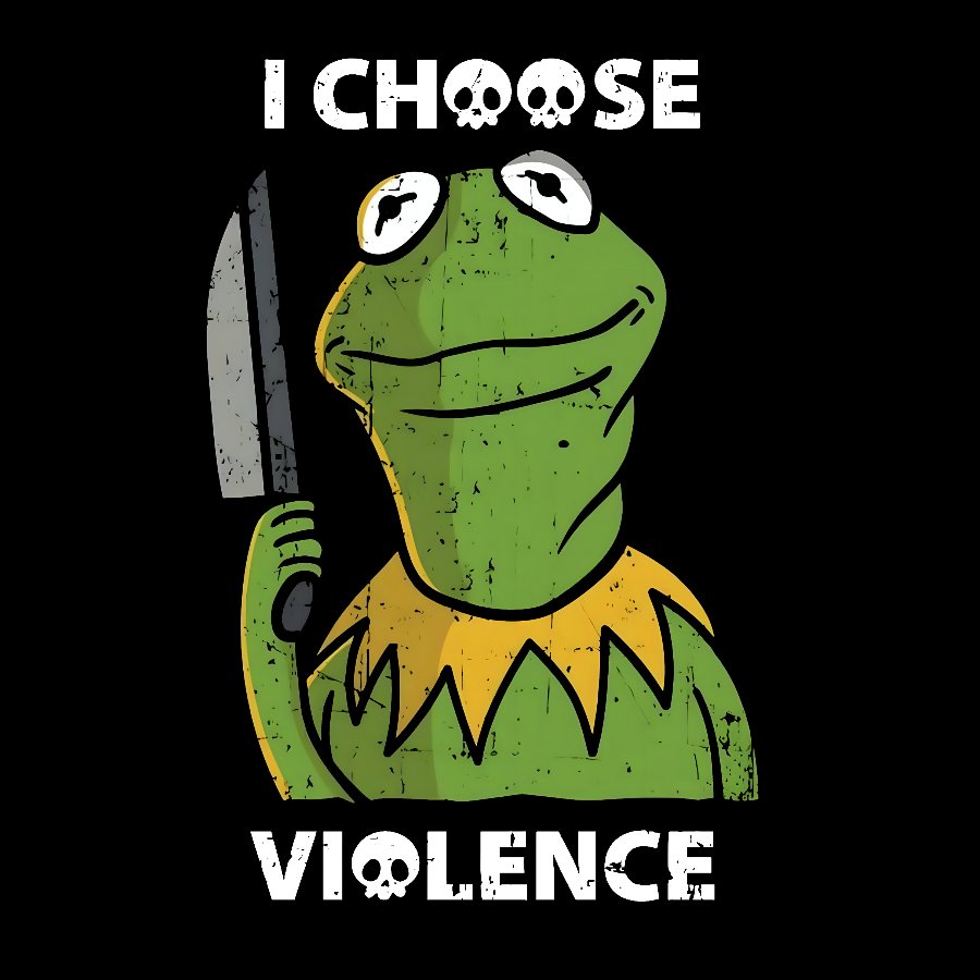 I Choose Violence Geek T-Shirt
