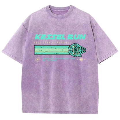 Retro Vintage Parsecs Vintage Distressed T-shirt