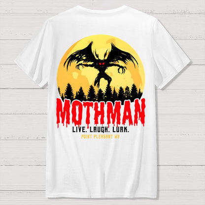 Mothman Cryptid Vintage Front And Back Printing Geek T-Shirt
