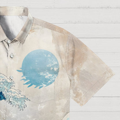 A Sea Salt Package Showcasing A Beautiful Ocean Geek Hawaiian Shirt