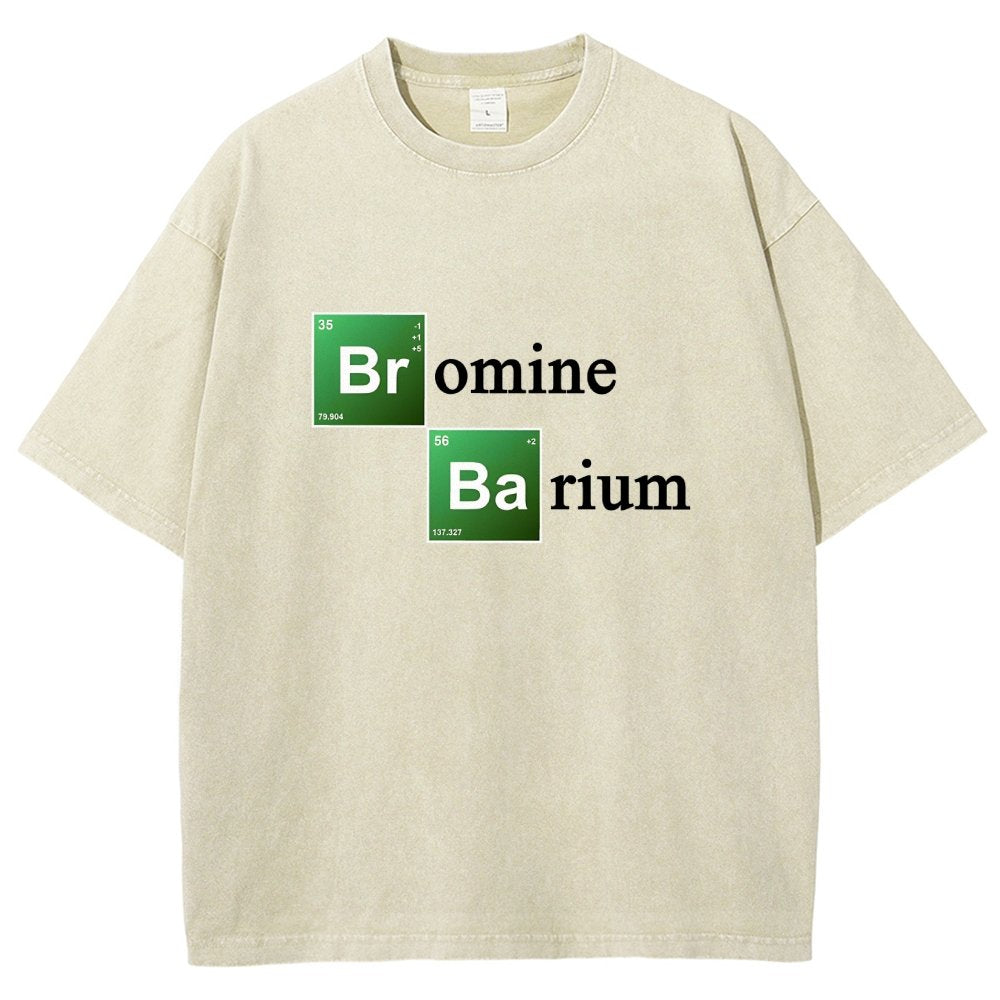 Chemical Adventure Bromine Barium Vintage Distressed T-shirt