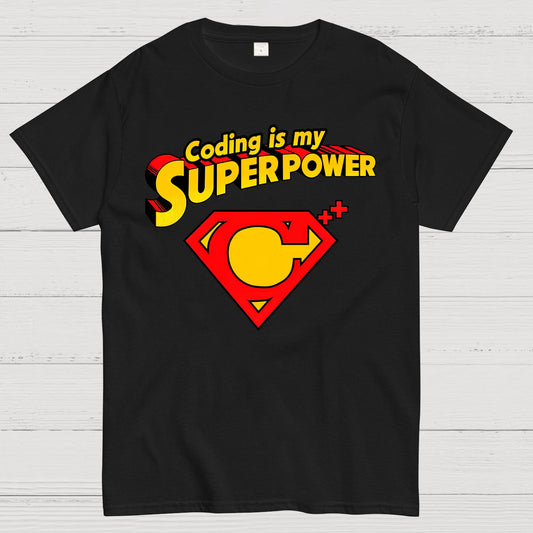 Coding Is My Superpower Geek T-Shirt