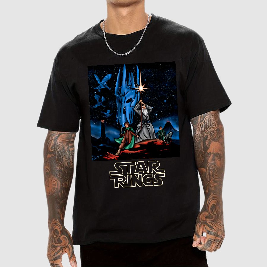 Star Rings Geek T-Shirt