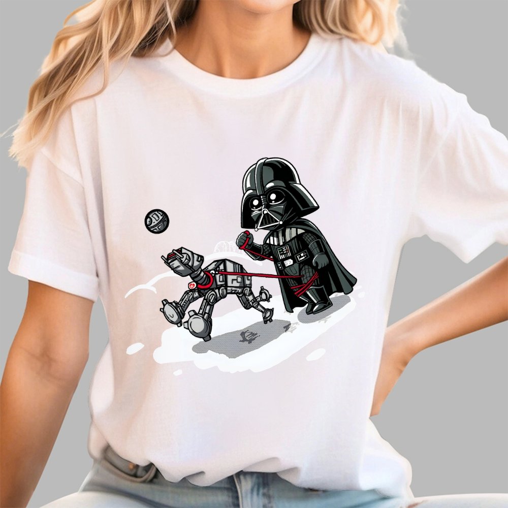 Even the strongest villain needs to walk his dog. Geek T-Shirt