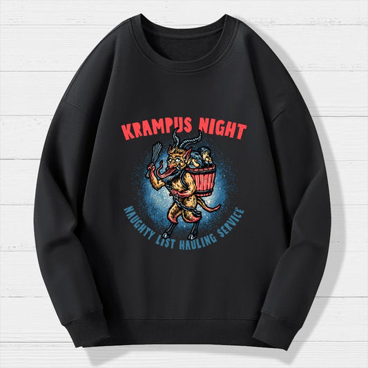 Krampus Night Geek Cotton Sweatshirt