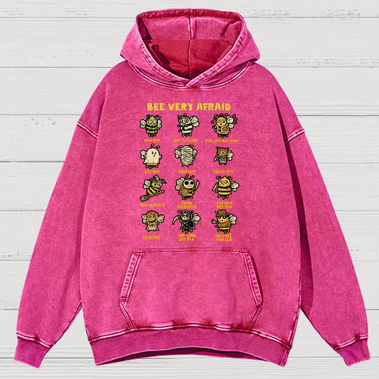 Bees Are Scared.Vintage Distressed Hoodie