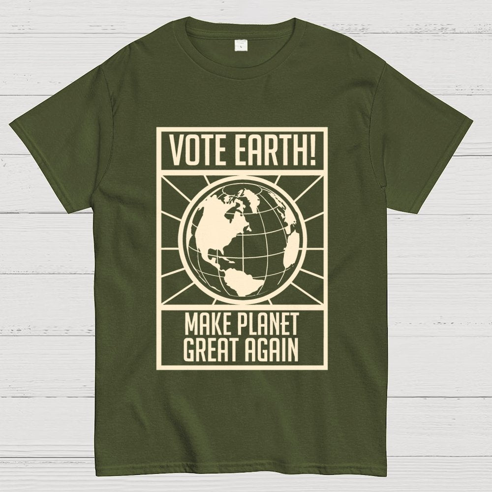 Vote Earth Unisex Geek T-Shirt