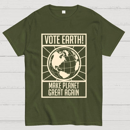 Vote Earth Unisex Geek T-Shirt