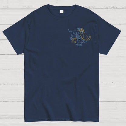 I Like Dogs More Than People Front And Back Printing Geek T-Shirt
