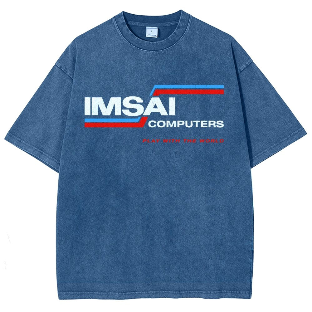 IMSAI Computers Vintage Distressed T-shirt