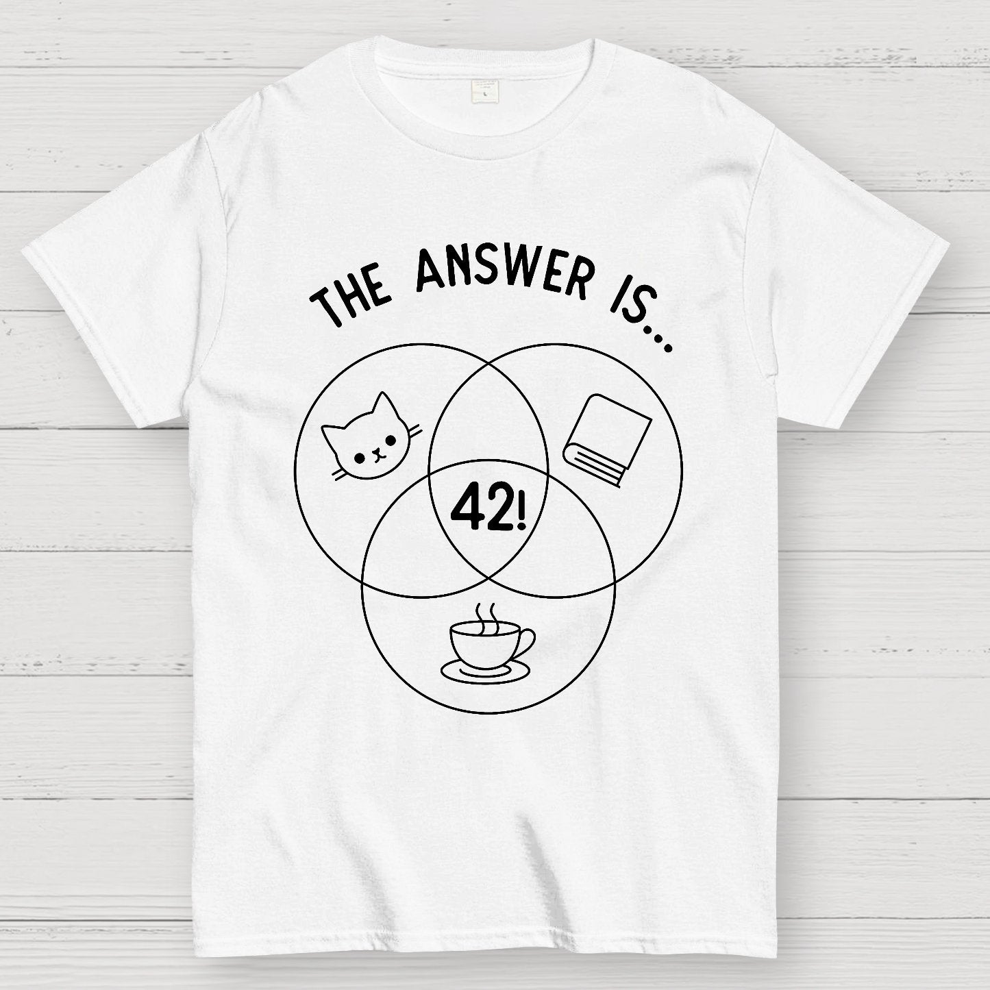 42 Cats Geek T-Shirt
