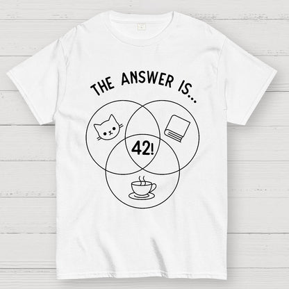 42 Cats Geek T-Shirt