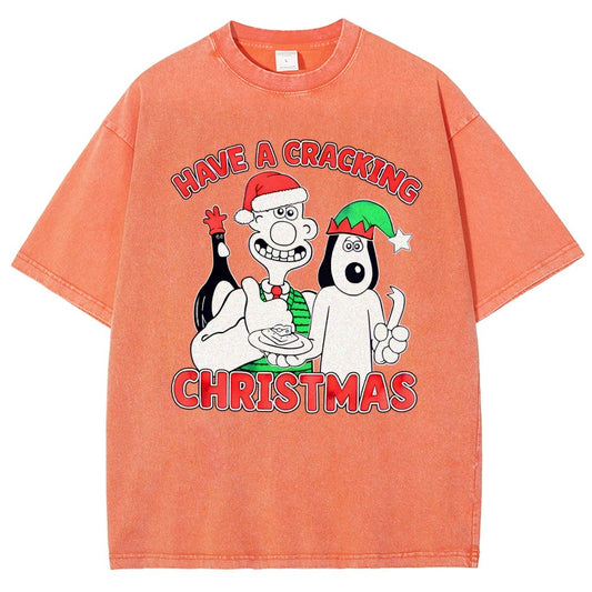 Have a Cracking Christmas Vintage Distressed T-shirt