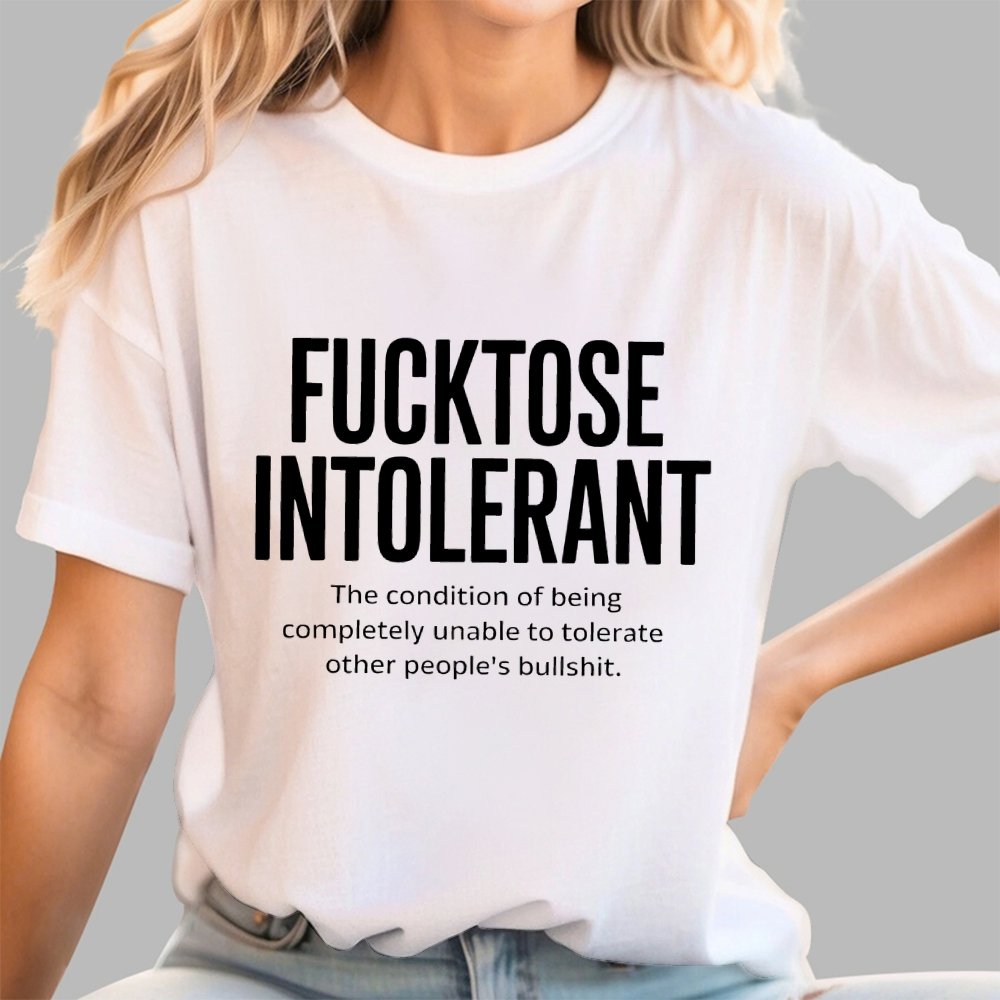 Fucktose Intolerant Funny Geek T-Shirt