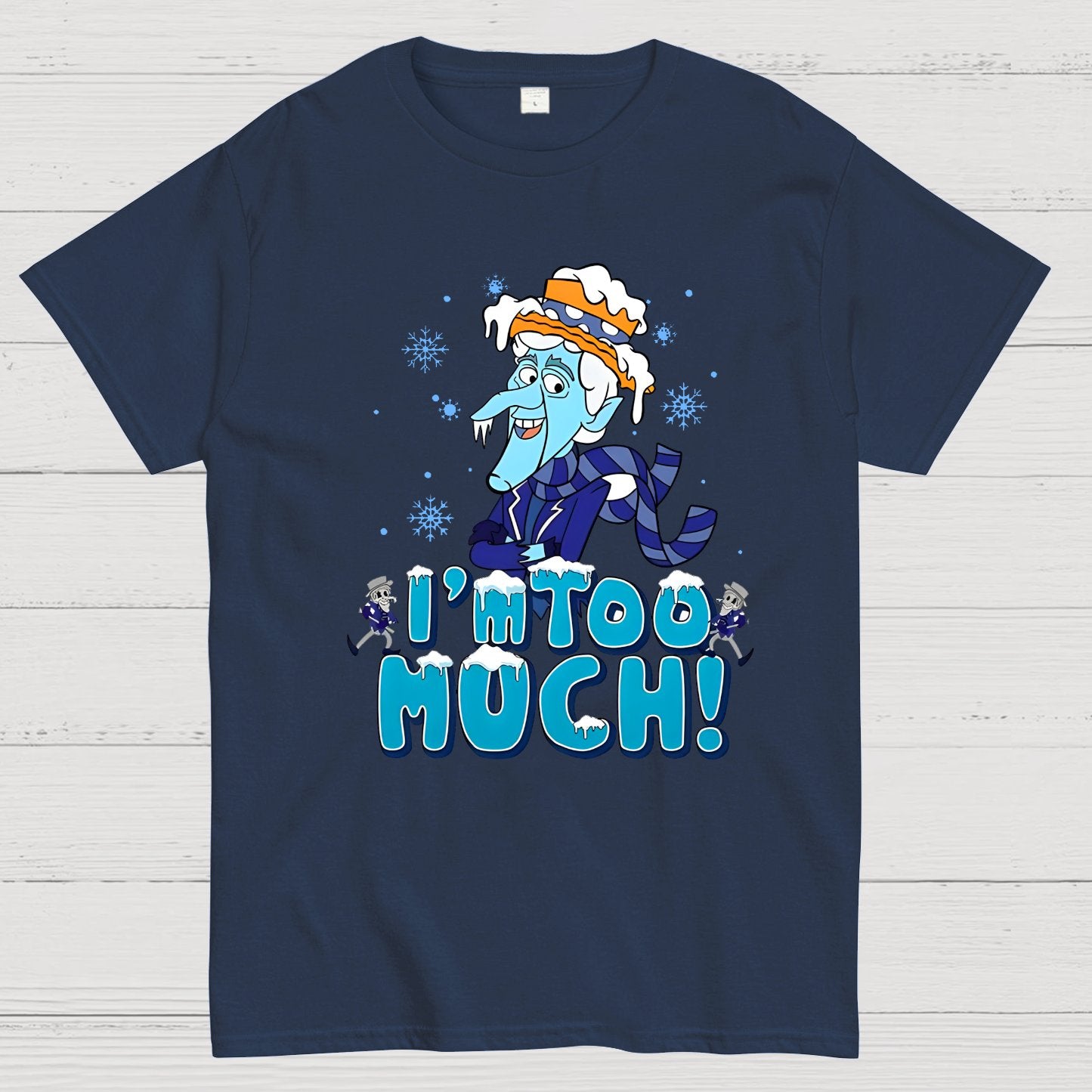 Winter Brothers' Christmas Matching I'm Too Much Geek T-Shirt