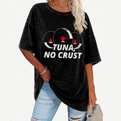 TUNA. NO CRUST Vintage Distressed T-shirt