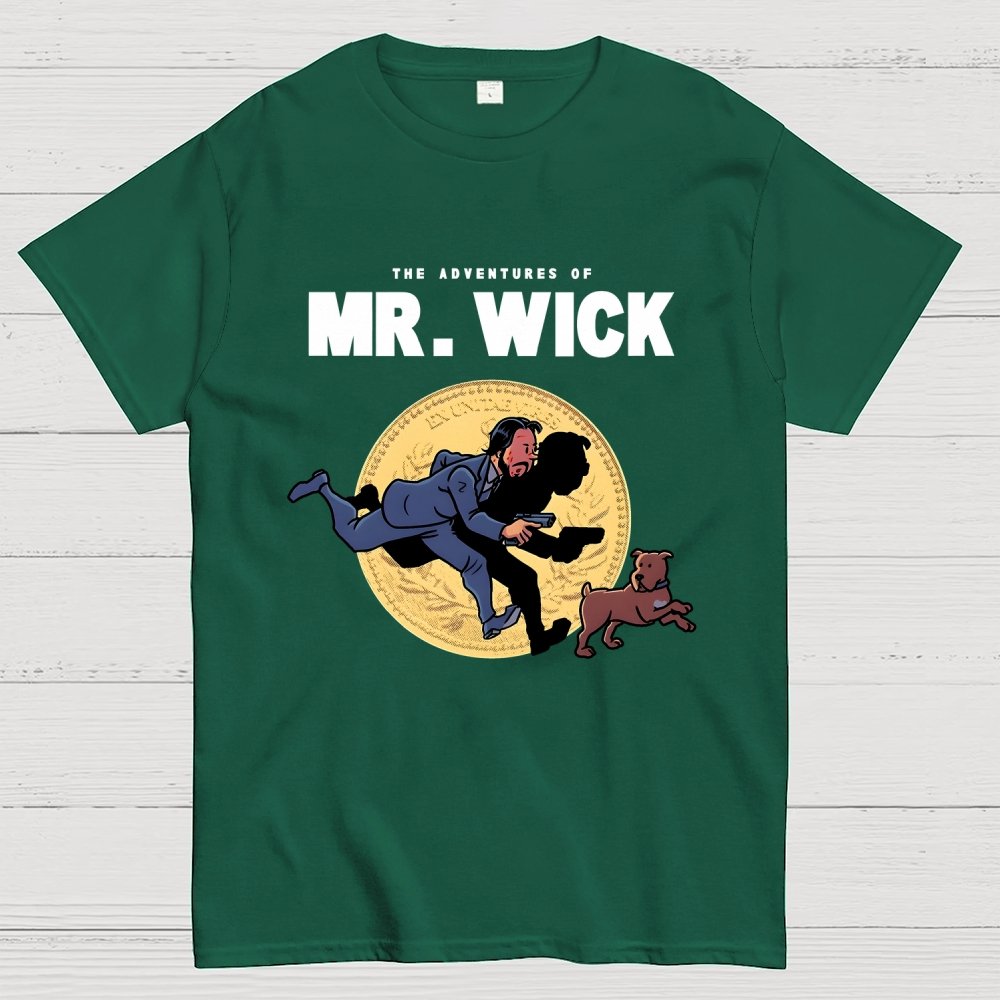 The Adventures of Mr. Wick Geek T-Shirt